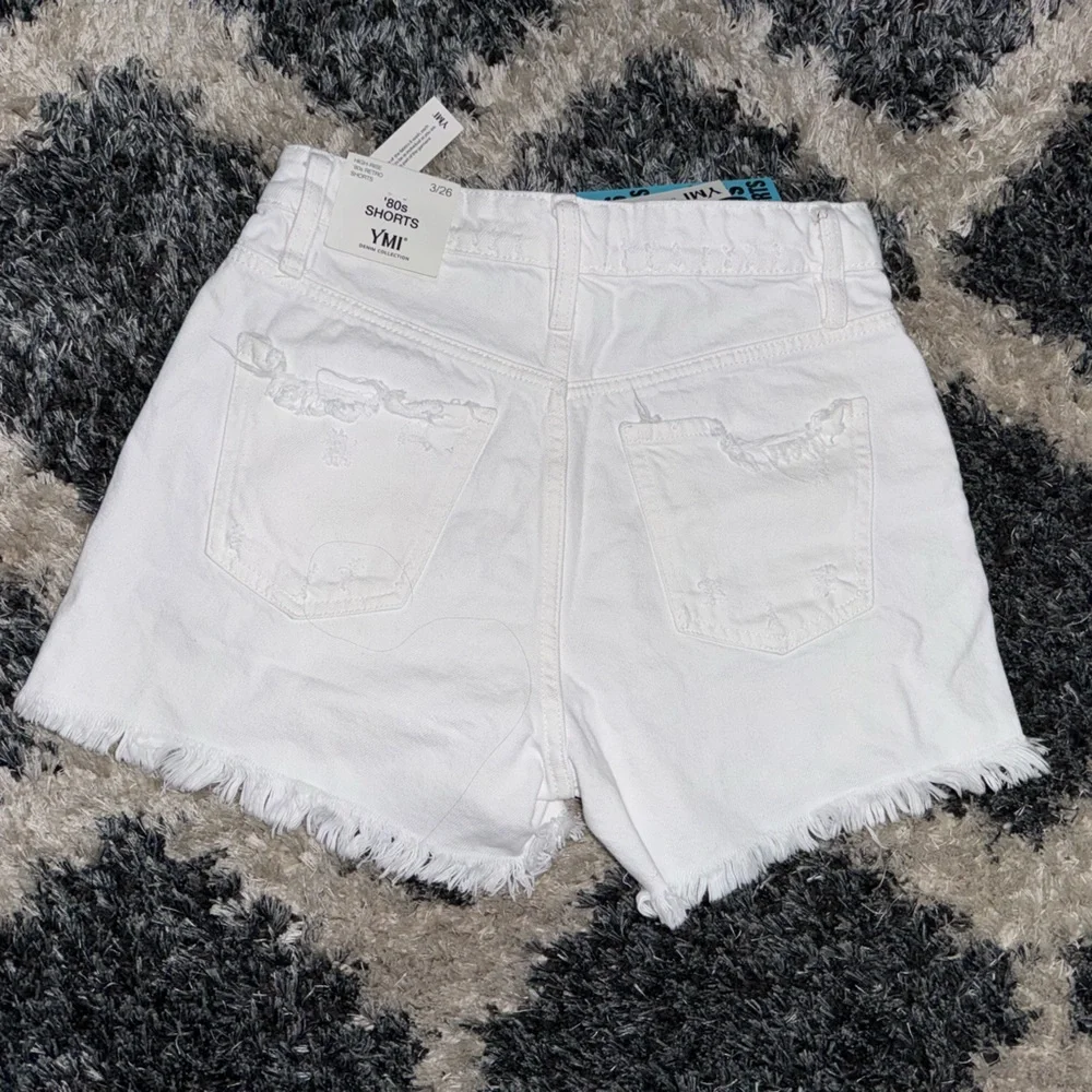 Fashion Nova- Distressed Shorts - Picture 4 of 4